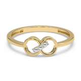 9K Gold Naina Ring