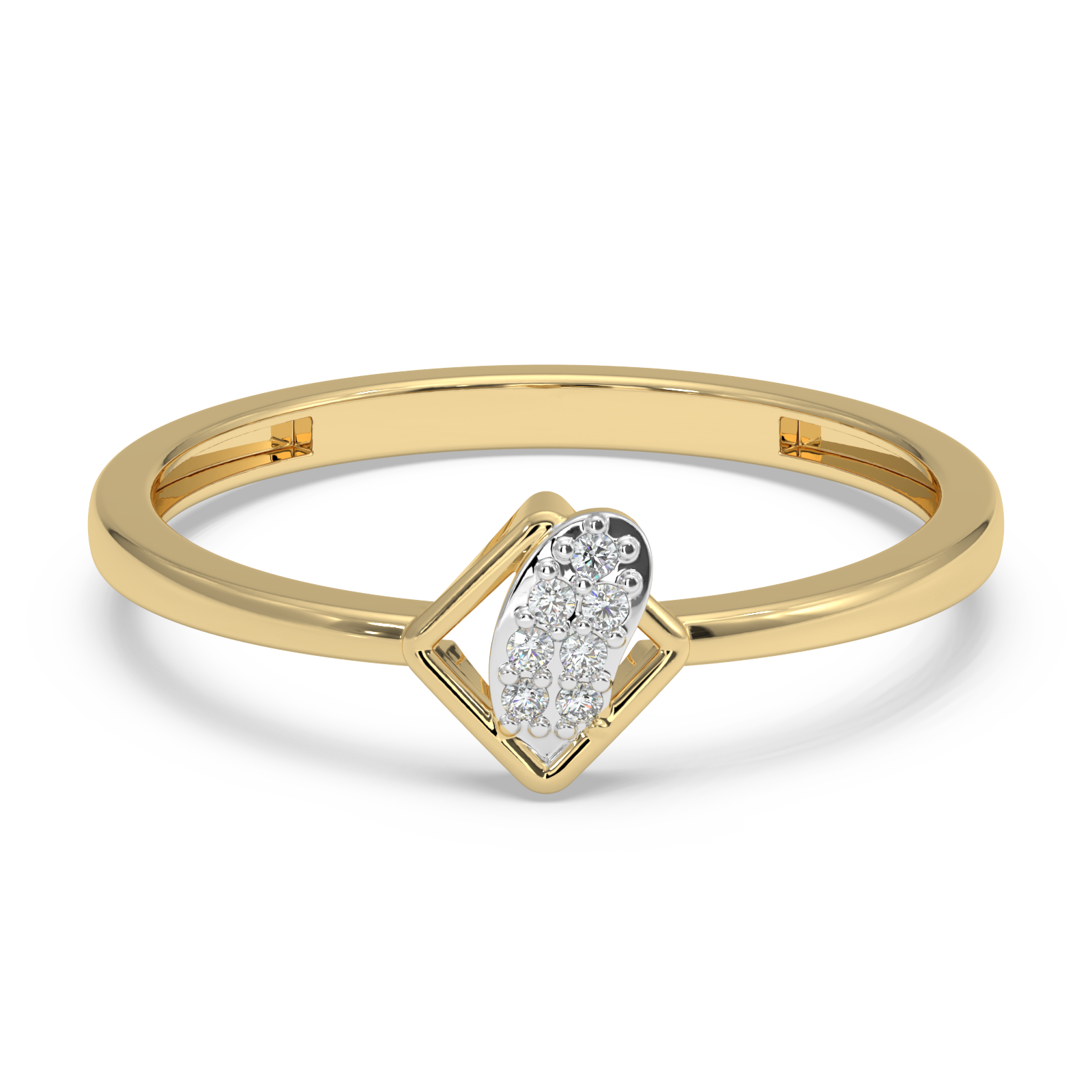 9K Gold Echo Ring