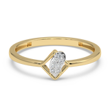 9K Gold Echo Ring