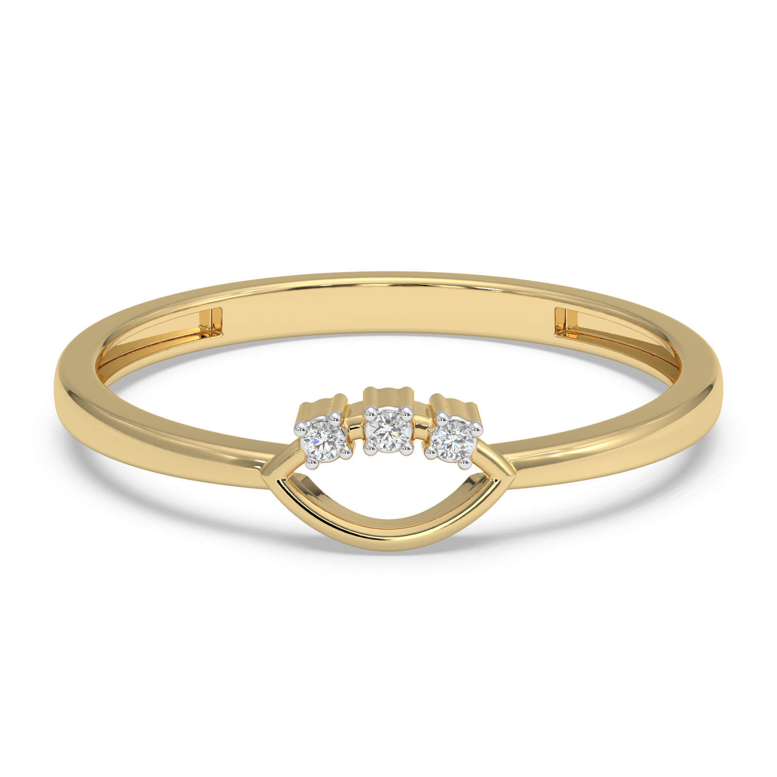 9K Gold Lyra Ring