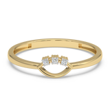 9K Gold Lyra Ring