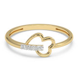 9K Gold Florence Ring