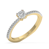 9K Gold Cordelia Ring