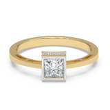 9K Gold Lavender Ring