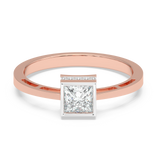 9K Gold Lavender Ring