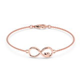9K Gold Amethyst Bracelet