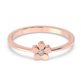 9K Gold Magnolia Ring