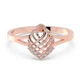 9K Gold Petunia Ring