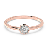 9K Gold Begonia Ring