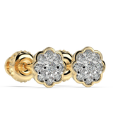 9K Gold Cerise Earrings