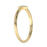9K Gold Begonia Ring