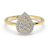 9K Gold Fleur Ring