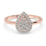 9K Gold Fleur Ring