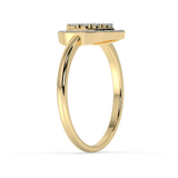 9K Gold Fleur Ring