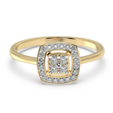 9K Gold Daisy Ring