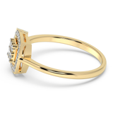 9K Gold Daisy Ring