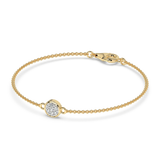 9K Gold Coral Bracelet
