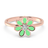 9K Gold Camellia Ring