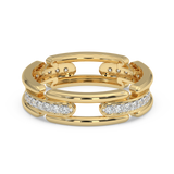 9K Gold Lily Ring