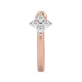 9K Gold Indigo Nose Pin