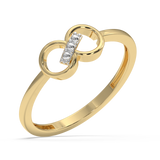 9K Gold Naina Ring