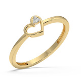 9K Gold Aaradhya Ring