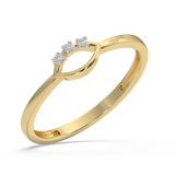 9K Gold Lyra Ring