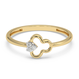 9K Gold Constance Ring