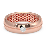 9K Gold Diya Ring